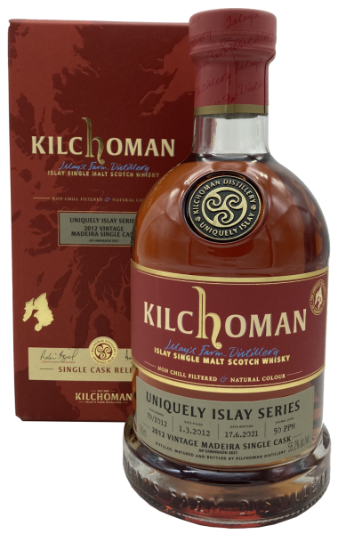 Kilchoman Vintage 2012 Uniquely Islay Series #2/9 Cask 79/2012 Madeira 55,2% 0,7l