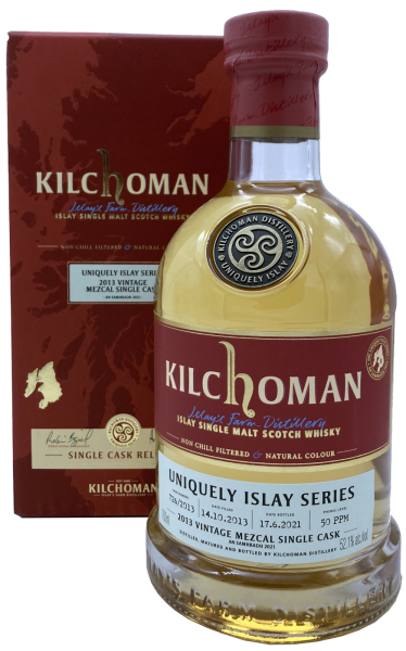Kilchoman Vintage 2013 Uniquely Islay Series #5/9 Cask 726/2013 Mezcal 52,1% 0,7l