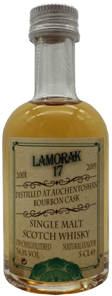 MINI - Lamorak (Auchentoshan) 17 Jahre 2001 2019 Bourbon Cask 54,1% 0,05l