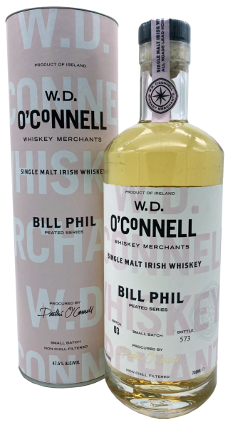 W.D. OConnell Bill Phil Peated Single Malt Irish Whiskey Batch 03 47,5% 0,7l