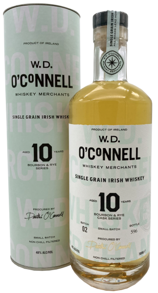 W.D. OConnell 10 Jahre Single Grain Irish Whiskey Batch 02 48% 0,7l