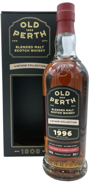 Old Perth Vintage 1996 Blended Malt Scotch Whisky 55,8% 0,7l