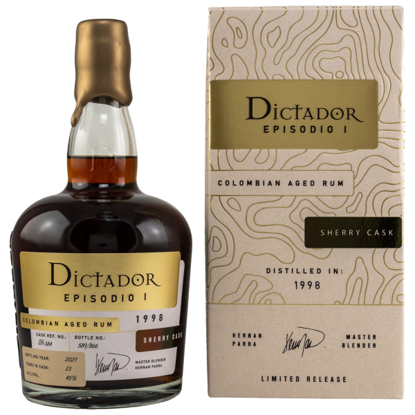 Dictador Episodio 1998 2021 Sherry Casks 45% 0,7l (Umverpackung beschädigt)