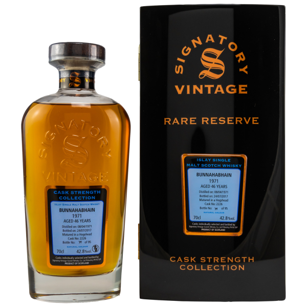 Bunnahabhain 1971 2017 #2226 Signatory 42,8% 0,7l