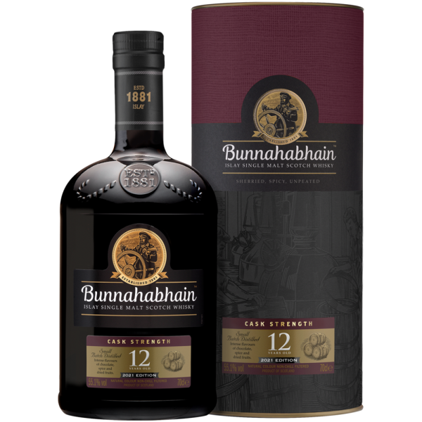 Bunnahabhain 12 Jahre Cask Strength 2021 55,1% 0,7l