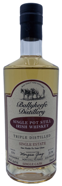 Ballykeefe Single Pot Still Irish Whiskey Cask #10 46% 0,7l