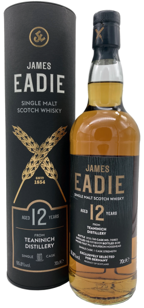 Teaninich 12 Jahre First Fill Bourbon Hogshead James Eadie 55,8% 0,7l