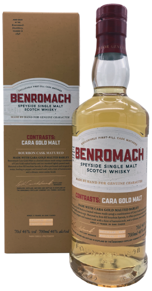 Benromach 11 Jahre 2010 2022 Contrasts: Cara Gold Malt Bourbon Cask Matured 46% 0,7l