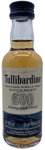 MINI - Tullibardine 500 Sherry Finish 43% 0,05l