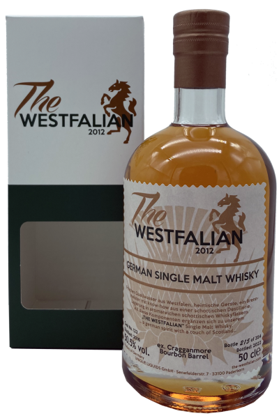 The Westfalian 2016 2022 ex Cragganmore Bourbon Barrel #123 German Single Malt Whisky 50,5% 0,5l