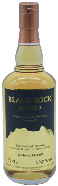 Black Rock 5 Jahre Batch 9 Peated Single Malt Whiskey 59,2% 0,7l