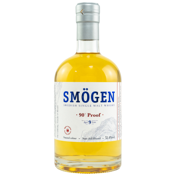 Smögen 9 Jahre 90 Proof Swedish Single Malt 51,4% 0,5l