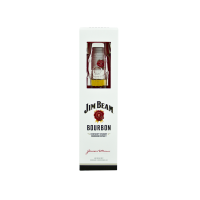 Jim Beam Whiskey 40% 0,7l + Glas