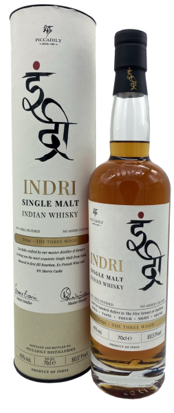 Indri Trini Indian Single Malt Whisky 46% 0,7l