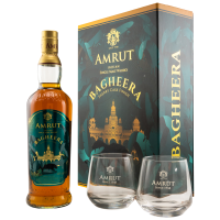 Amrut Bagheera Indian Single Malt 46% 0,7l + 2 Gläser